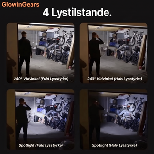 GlowinGears™ 2.0 LED-pandelampe